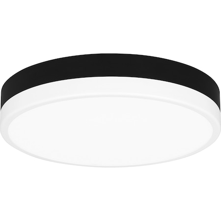 Quoizel Weldin Flush Mount Led Matte Black White WLN1611MBKW